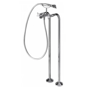 Смеситель Bravat Summer Rain для ванны с душем F677111C-B напольный